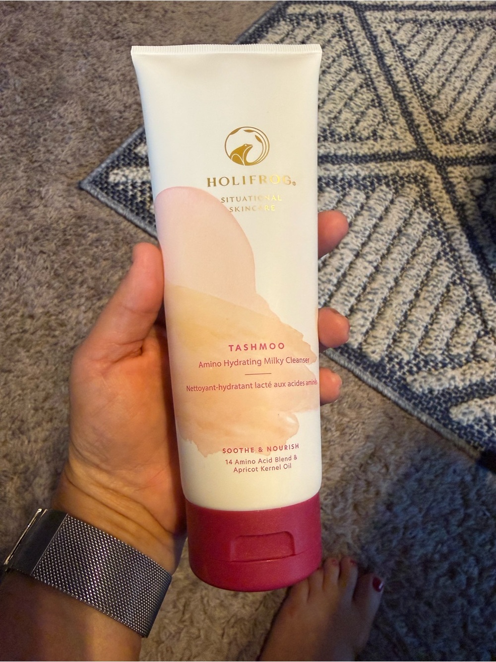 Holifrog Amino Hydrating Milky Cleanser - White & Pink